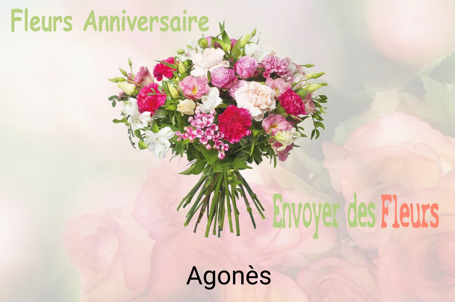 Bouquet de fleurs d’anniversaire livré à Agonès